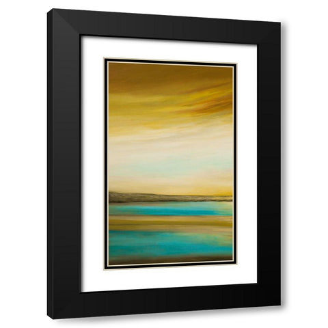 Brilliance I Black Modern Wood Framed Art Print with Double Matting by Hinz