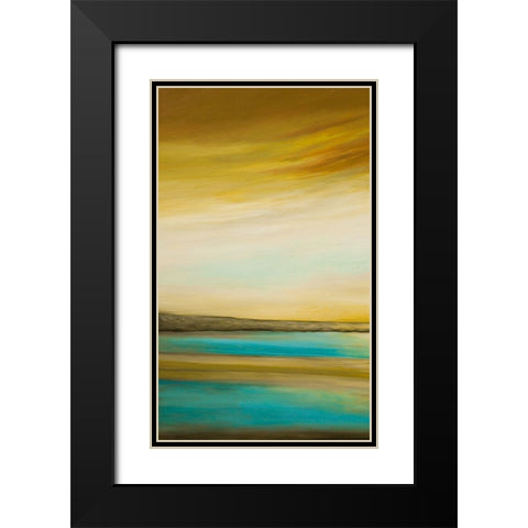 Brilliance I Black Modern Wood Framed Art Print with Double Matting by Hinz