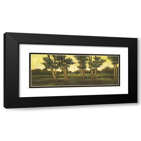 Beyond The Forest Black Modern Wood Framed Art Print with Double Matting by Larson