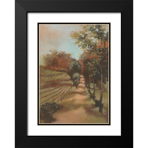 Country I Black Modern Wood Framed Art Print with Double Matting by Larson