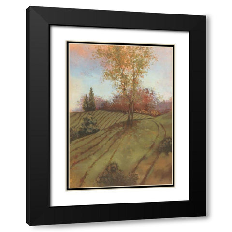 Country II Black Modern Wood Framed Art Print with Double Matting by Larson