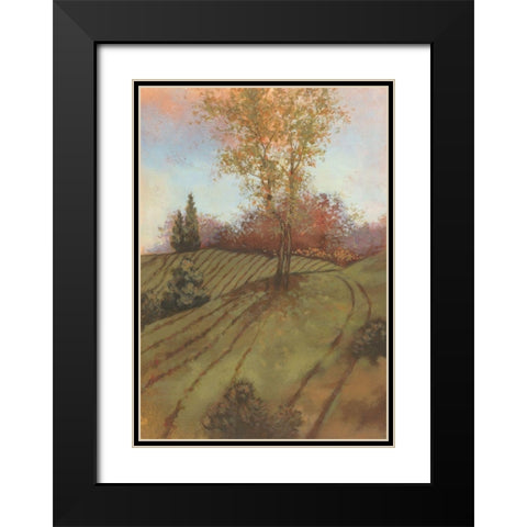 Country II Black Modern Wood Framed Art Print with Double Matting by Larson