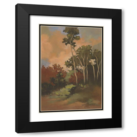 Stillness II Black Modern Wood Framed Art Print with Double Matting by Larson