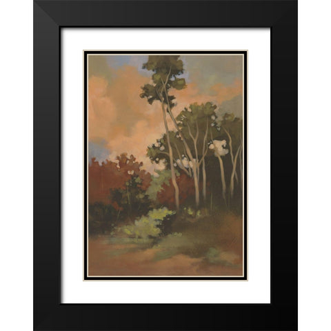 Stillness II Black Modern Wood Framed Art Print with Double Matting by Larson
