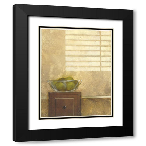 Window Light I Black Modern Wood Framed Art Print with Double Matting by Larson