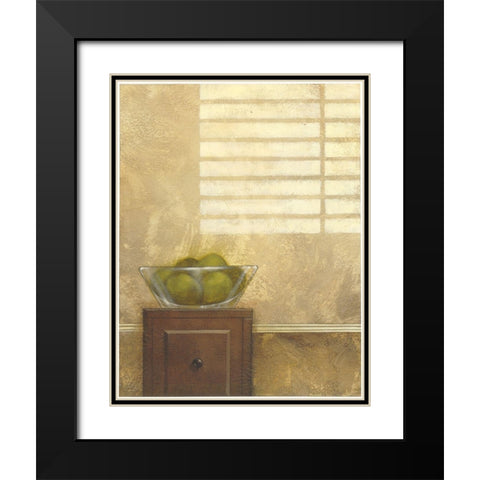 Window Light I Black Modern Wood Framed Art Print with Double Matting by Larson