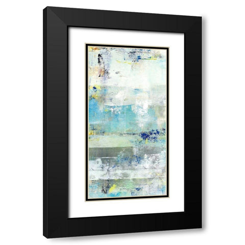 Painted Coast II Black Modern Wood Framed Art Print with Double Matting by King