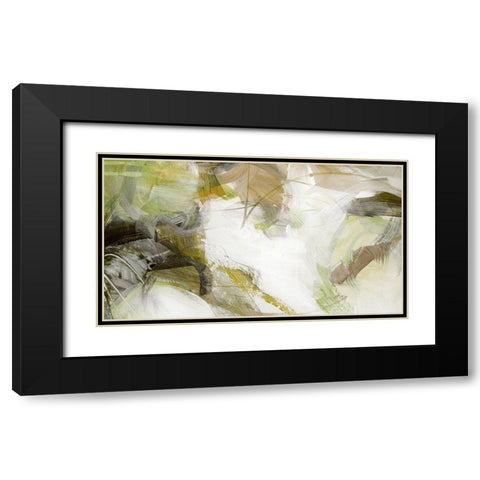 Xpress II Black Modern Wood Framed Art Print with Double Matting by King