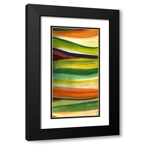 River Earth I Black Modern Wood Framed Art Print with Double Matting by King