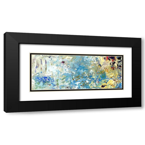 Connective I Black Modern Wood Framed Art Print with Double Matting by King