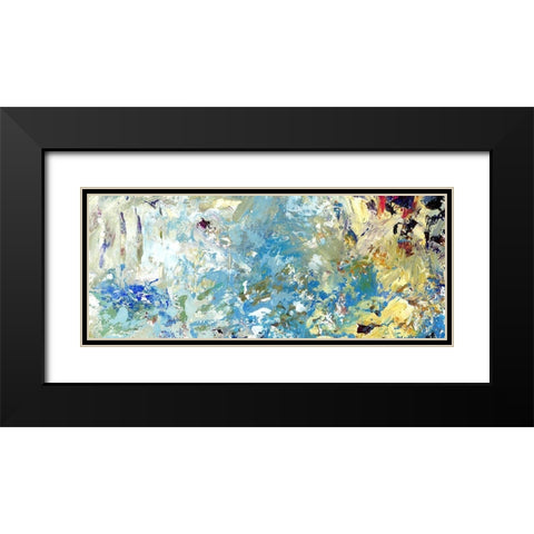 Connective I Black Modern Wood Framed Art Print with Double Matting by King