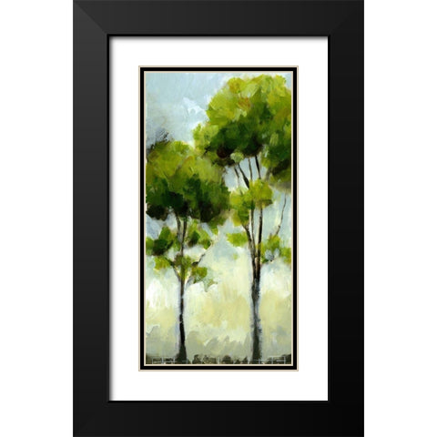 Tree II Black Modern Wood Framed Art Print with Double Matting by King