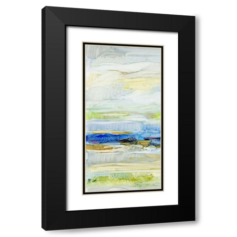 Blue Ridge I Black Modern Wood Framed Art Print with Double Matting by King
