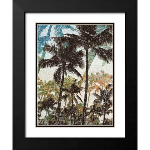 Coastal Shadows I Black Modern Wood Framed Art Print with Double Matting by Nola