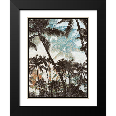 Coastal Shadows II Black Modern Wood Framed Art Print with Double Matting by Nola