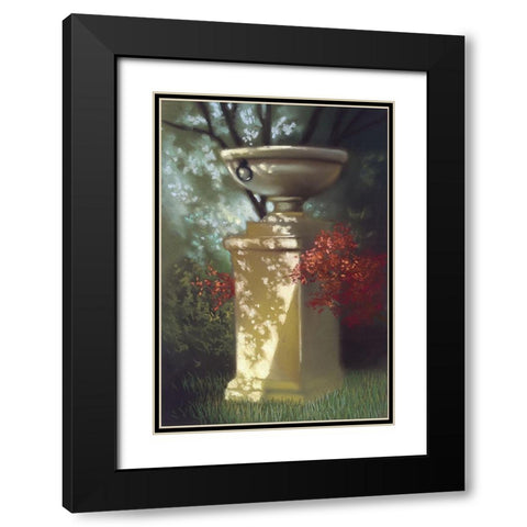 My Neighbors Yard II Black Modern Wood Framed Art Print with Double Matting by Ricci