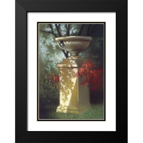 My Neighbors Yard II Black Modern Wood Framed Art Print with Double Matting by Ricci