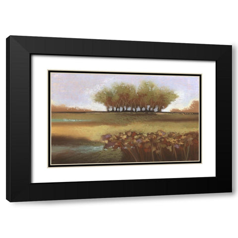 Tomorrow II Black Modern Wood Framed Art Print with Double Matting by Ricci