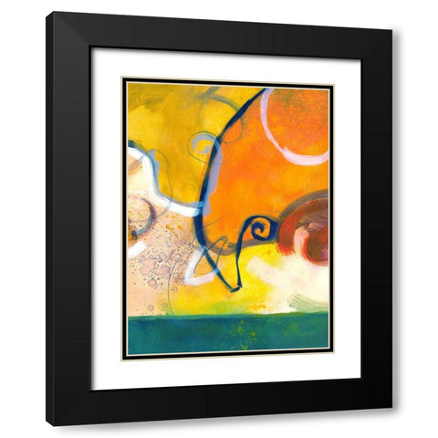 Fruit Salad II Black Modern Wood Framed Art Print with Double Matting by Scott
