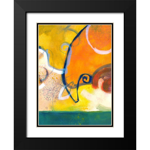 Fruit Salad II Black Modern Wood Framed Art Print with Double Matting by Scott