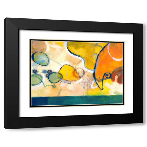 Olives II Black Modern Wood Framed Art Print with Double Matting by Scott