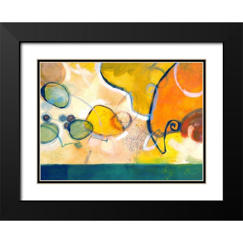 Olives II Black Modern Wood Framed Art Print with Double Matting by Scott