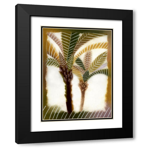 Bahama Breeze II Black Modern Wood Framed Art Print with Double Matting by Scott