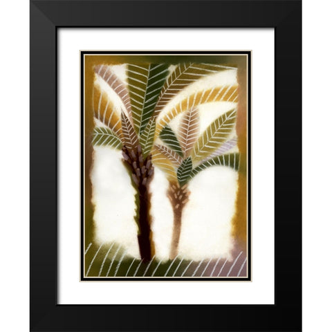 Bahama Breeze II Black Modern Wood Framed Art Print with Double Matting by Scott