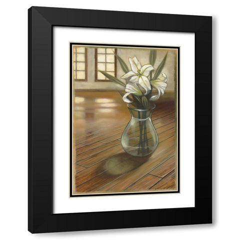 Good Night Black Modern Wood Framed Art Print with Double Matting by Scott