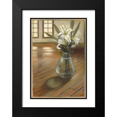 Good Night Black Modern Wood Framed Art Print with Double Matting by Scott