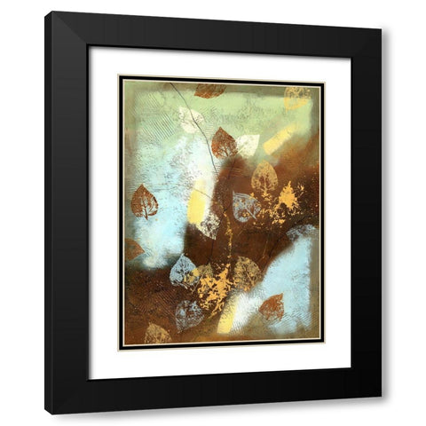 Good Fortune II Black Modern Wood Framed Art Print with Double Matting by Scott