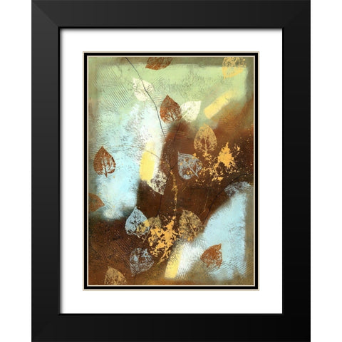 Good Fortune II Black Modern Wood Framed Art Print with Double Matting by Scott