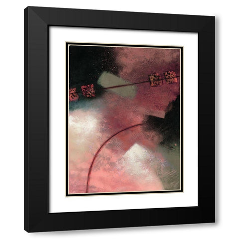 Southwind Black Modern Wood Framed Art Print with Double Matting by Scott