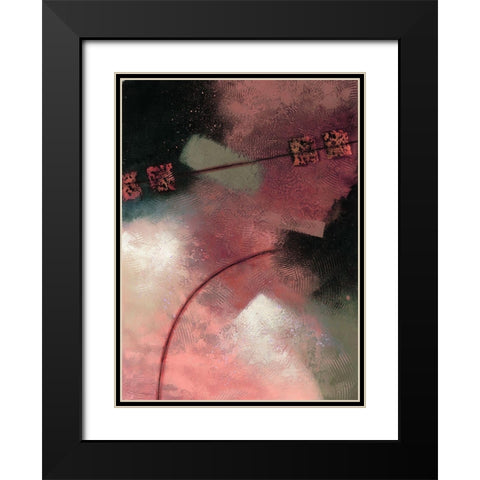 Southwind Black Modern Wood Framed Art Print with Double Matting by Scott