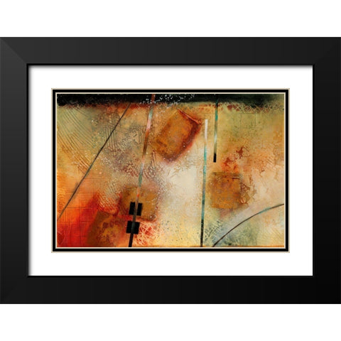 Aerial View Black Modern Wood Framed Art Print with Double Matting by Scott