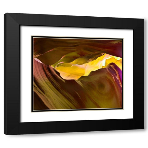 Arizona Rocks I Black Modern Wood Framed Art Print with Double Matting by Tripp