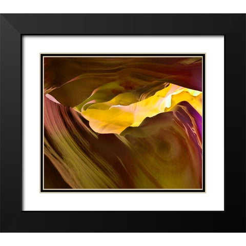 Arizona Rocks I Black Modern Wood Framed Art Print with Double Matting by Tripp