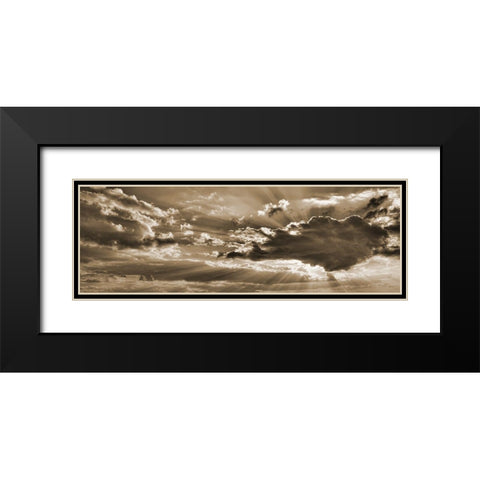 Bronz Sky 2 Black Modern Wood Framed Art Print with Double Matting by Phillip, Jamie