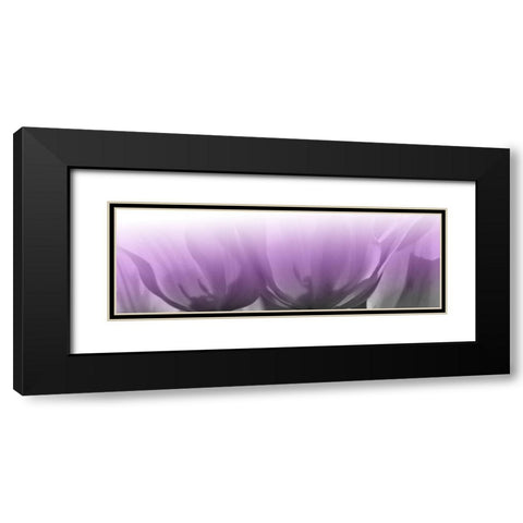Transparant Lips Black Modern Wood Framed Art Print with Double Matting by Phillip, Jamie