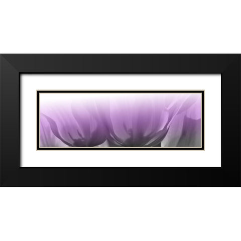 Transparant Lips Black Modern Wood Framed Art Print with Double Matting by Phillip, Jamie