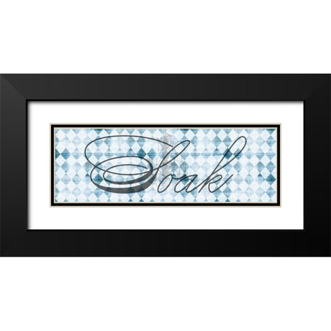 Soak Black Modern Wood Framed Art Print with Double Matting by Phillip, Jamie