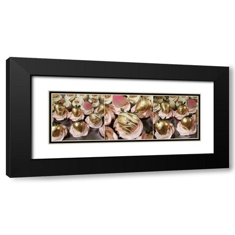 Cupcake Wall Black Modern Wood Framed Art Print with Double Matting by Phillip, Jamie