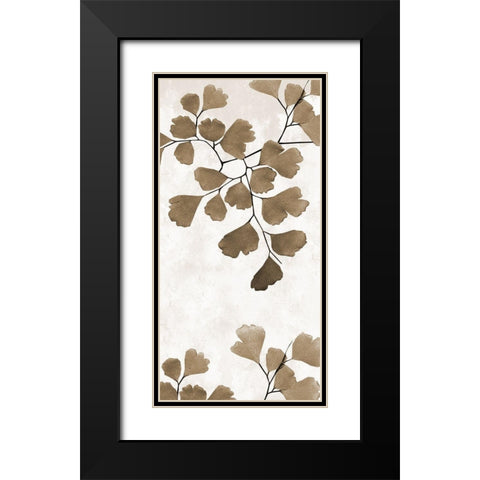 Sepia Herb 1 Black Modern Wood Framed Art Print with Double Matting by Phillip, Jamie
