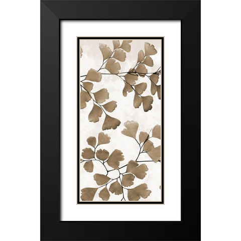Sepia Herb 2 Black Modern Wood Framed Art Print with Double Matting by Phillip, Jamie