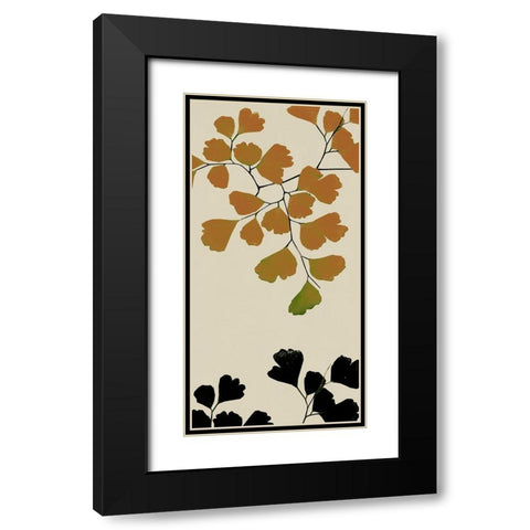 Sepia Herb 3 Black Modern Wood Framed Art Print with Double Matting by Phillip, Jamie