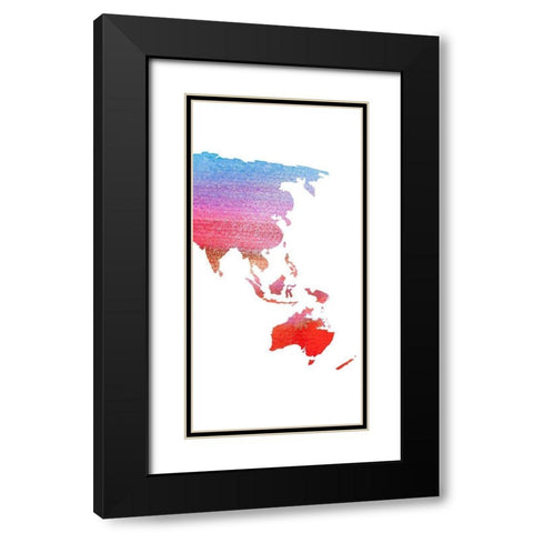 Travel 3 Black Modern Wood Framed Art Print with Double Matting by Phillip, Jamie