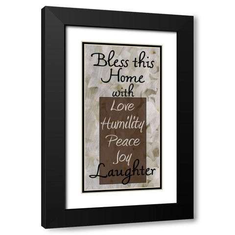 Heaven Black Modern Wood Framed Art Print with Double Matting by Phillip, Jamie