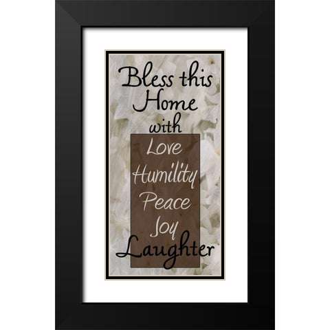 Heaven Black Modern Wood Framed Art Print with Double Matting by Phillip, Jamie