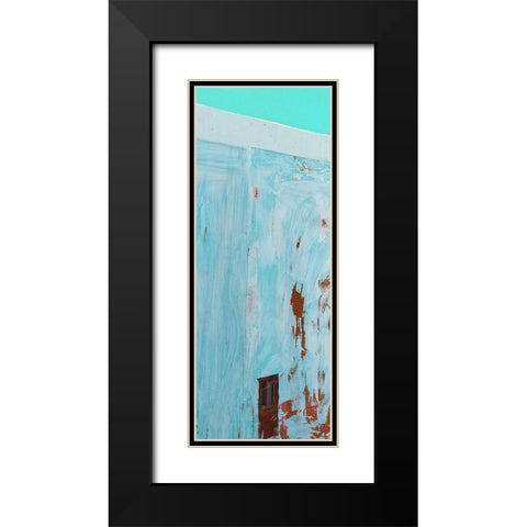 Double Brush Strokes 3 Black Modern Wood Framed Art Print with Double Matting by Phillip, Jamie