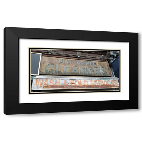 Laundry Black Modern Wood Framed Art Print with Double Matting by Phillip, Jamie